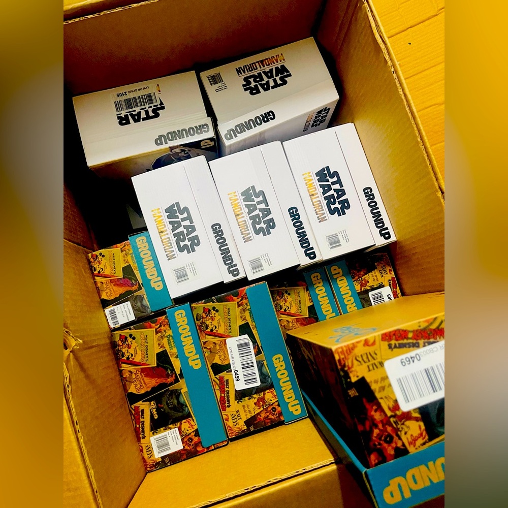 Casepack of Disney/Star Wars Ground Up mixed shoe of 12 pairs